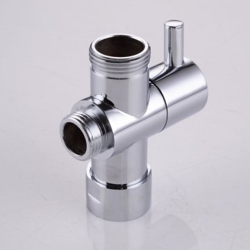 Stop Valve Chrome Plated Brass Angle Valve For Bathroom