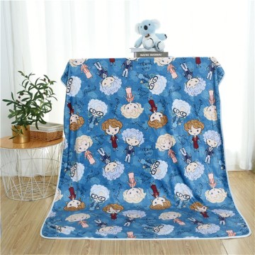 Amazon hot sell wholesale Customized digital print Flannel Blanket Plush Personalized Blankets