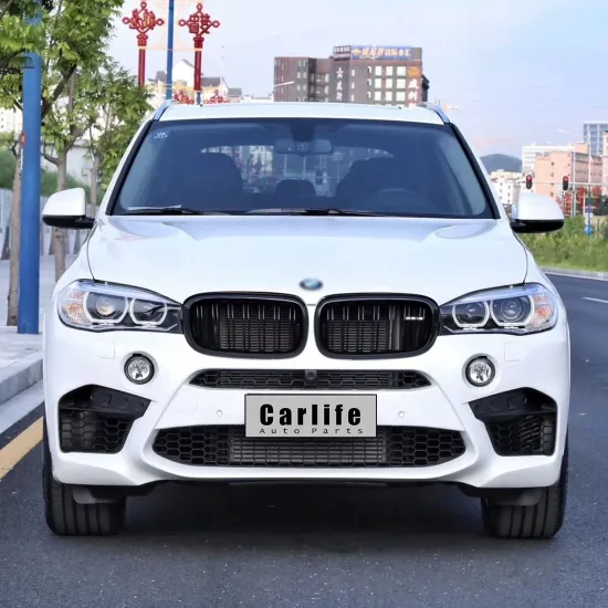 BMW X5 F15 2013-2018 F15 X5M Body Kit with Front Bumper Grilles and Rear Bumper Tail Pipes