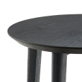 Small round wooden table