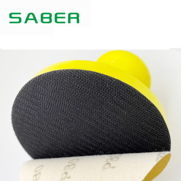 SABER Round Hand Sanding Block for Automotive Polish and Buff