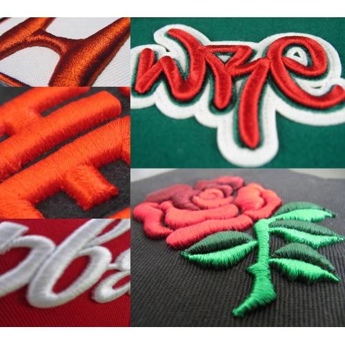 Benutzerdefinierte 3D gestickte Patch für Kleidungsstück