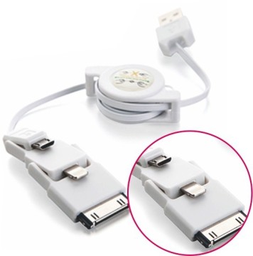 Lancom high quanlity 2 in 1 cable, data usb cable, charger usb cable 1.2m
