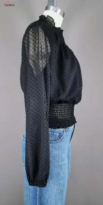 Polyester chiffon printed shirt