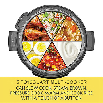 Hot selling Multi home cookware polished pressure cooker