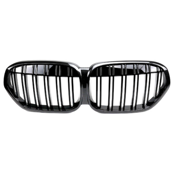 X1 Series Carbon Fiber Look Double Line Kidney Front Grille for BMW F49