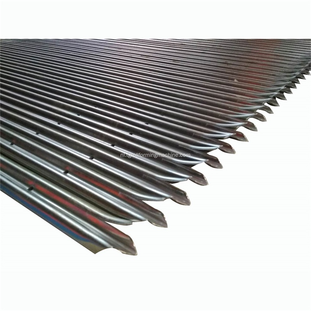 Steel Metal Spikes Palisade Fence Post Making Machine