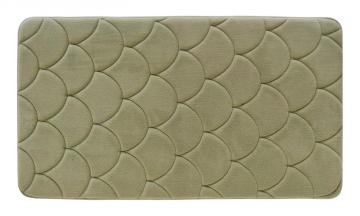 Tapis de bain en mousse à mémoire de corail doux