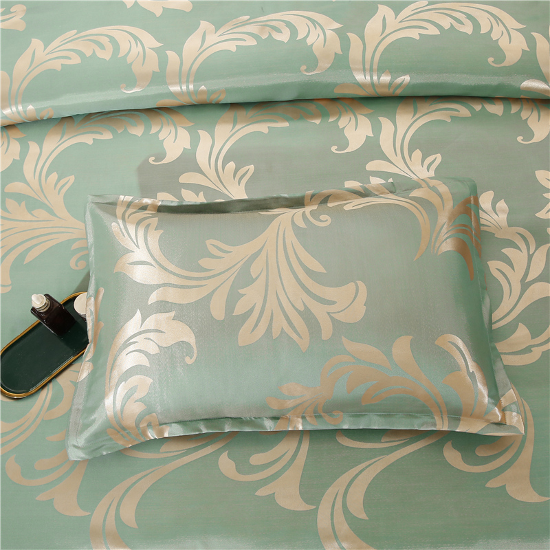 Design Jacquard Luxury Bed Sheet Golding Set