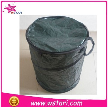 Hot-Selling foldble PE garden pop up trash bin