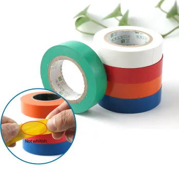 PVC Waterproof Self- Adhesive Electrical Tape Electrician Wire Insulation Flame Retardant Plastic Tape Electrical High Voltage
