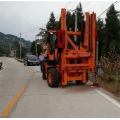 hydraulic guardrail post driver