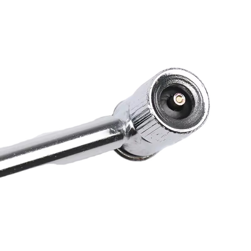 Metal Dual Head Bike Car Pump Adapter - 2-Way Tire Inflator