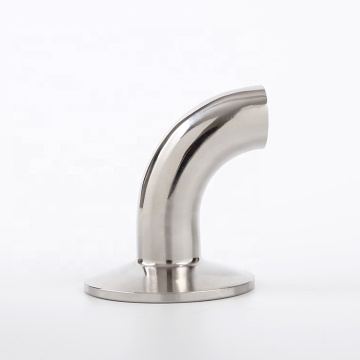 Stainless Steel Hygienic Half Clamped 90 Degree Elbow