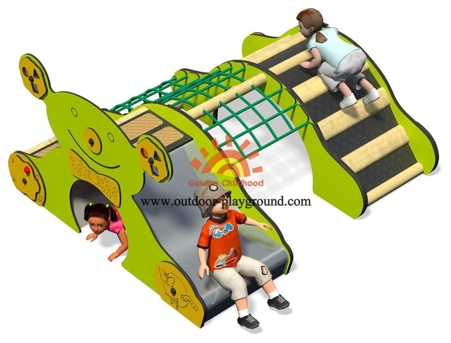 durable park playground climb with slide