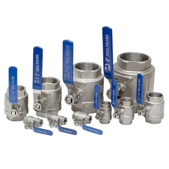 ISO9001 approved blow-out proof stem ASME 2pc 2 pieces body Stainless steel ball valve for pipelines