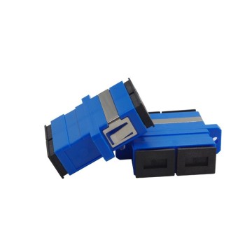 Adaptador sin bridas dúplex SC/UPC sin orejas de alta calidad para adaptador óptico de fibra SC-Tipo SM