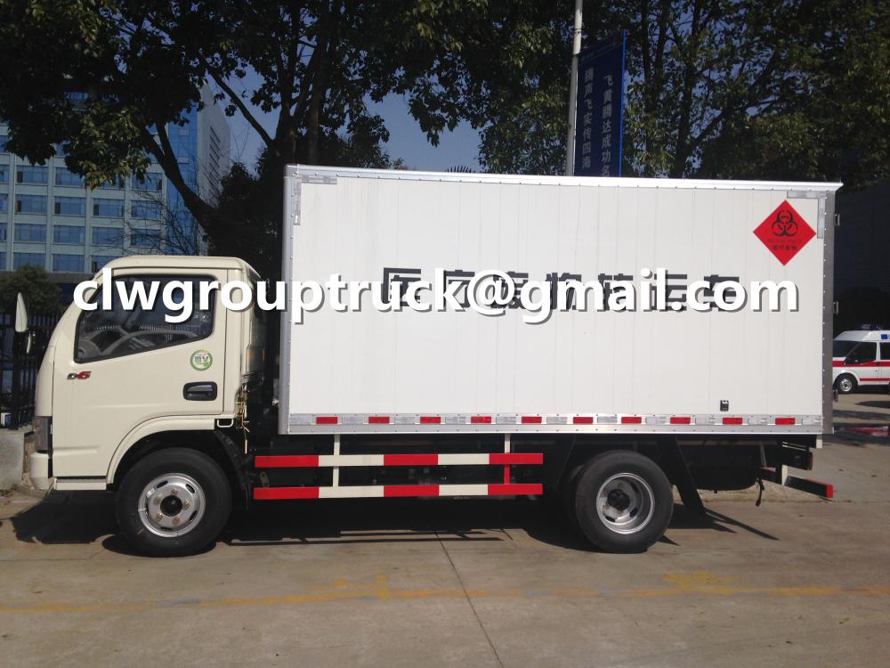 شاحنة النفايات الطبية دونغفنغ دولكا 2-5T