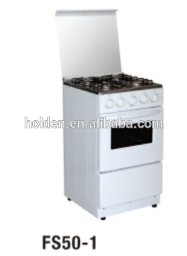 FS50-1 stainless steel gas range cooker with oven