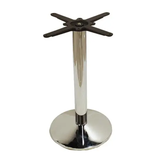 High-end Quality Restaurant Round Chrome-plated Conference Table Base, Round Bottom Plate