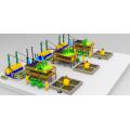 Reclying distillation waste oil refining machine