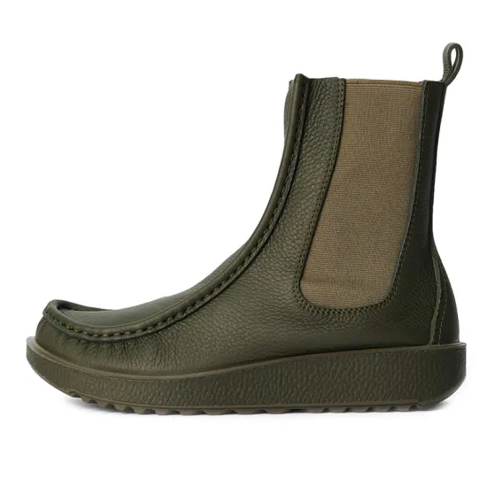 Soft Leather Women's Casual Short Boots