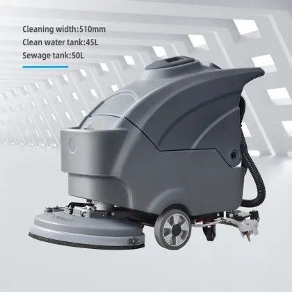 Yujing 2024 New Portable Hand Push Floor Cleaning Scrubber Machine
