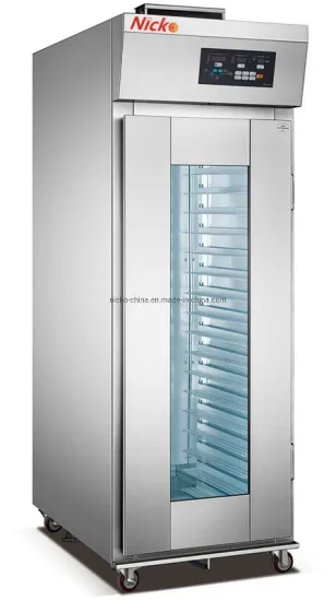 Stainless Steel Commercial Bakery Used 18 Trays Bread Dough Refrigerator Proofer with Steam