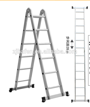 Aluminum multi-purpose ladder 2x8