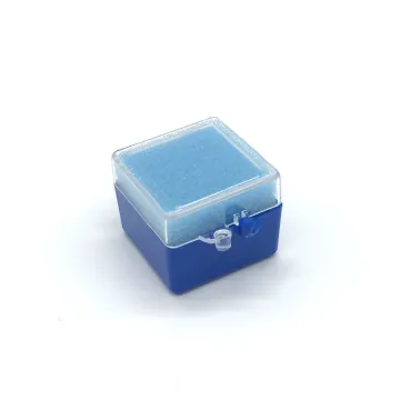 Plastic Dental Crown Box With Sponges With Lock