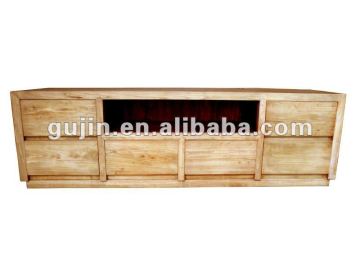 Vintage Recycled Solid Elm Wooden TV Cabinets