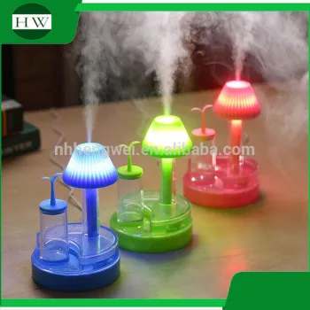wholesale creative home plastic mini usb green shoot aroma car ultrasonic aromatherapy mist air humidifier with led night light