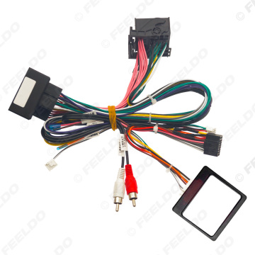 16pin Power Cord Wiring Harness Adapter with CANBUS for Renault Koleos (2008-2012) Installation