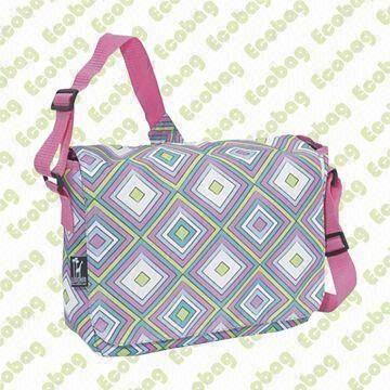 Shoulder Bag with 2 Exterior Front Pockets