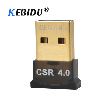 Kebidu USB 2.0 Bluetooth Adapter USB Dongle Bluetooth 4.0 Receiver Free Driver Adaptador Bluetooth Transmitter For PC Laptop