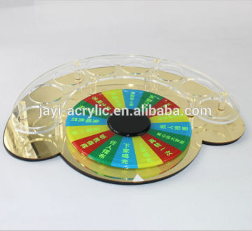 Acrylic Bar Game Roulette,Acrylic Drinking Roulette Set