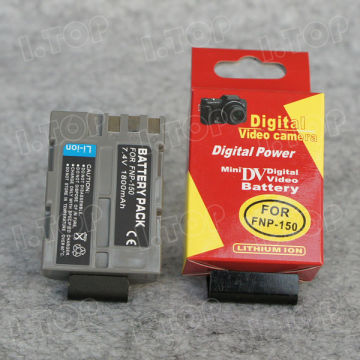 Portable battery pack for NP-150 Fujifilm batteries,7.4V 1800mAh, Made in china