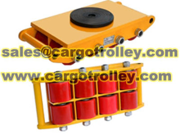 Machinery moving skates easy to operate