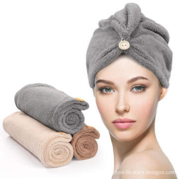 Women's Hair Quick Drying Microfiber Bath Towel Turban