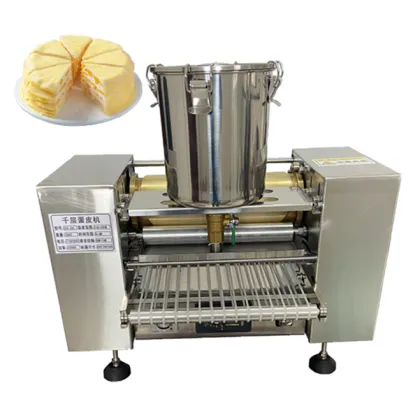 High Quality Easy Operate Commercial Automatic Mini Mille Crepe Cake Machine