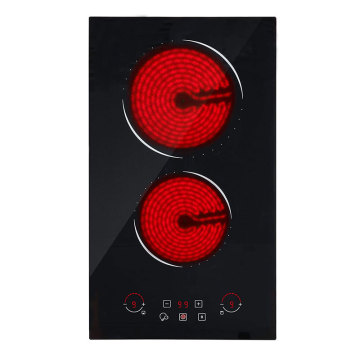 Silver Crest Fashion Wholesale Glass Double Electric Infrared Cooker