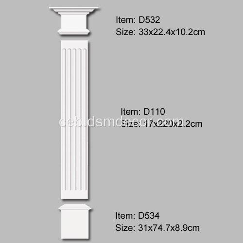 Door Pilasters alang sa Interior Dekorasyon