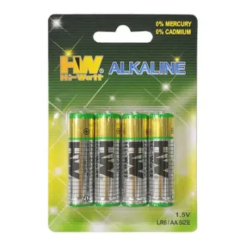 Batería alcalina AA LR6