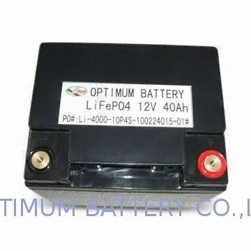 12v 40ah Rechargeable Ups Lifepo4  Pack For Storage System