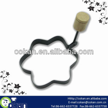 Flower Shape Stainless Steel Egg Former CK-EF025