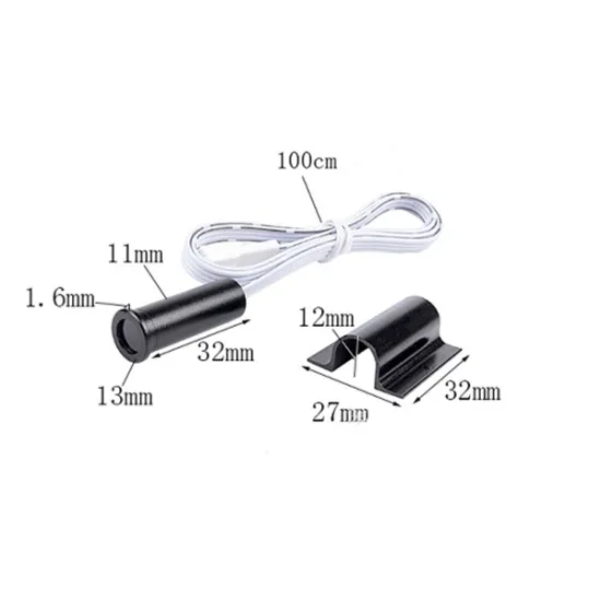 12V Wardrobe LED Sensor Switch for Cabinet Door Detection