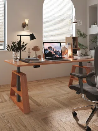 Dual Motor Electric Lifting Office Desk Designer Table