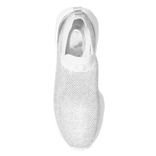 Women's Knit Slip-On Thick Sole Fashion Sneakers
