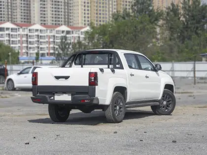 Top Selling Dongfeng 4x4 Rich Double Cabin Pickup Truck: Gasoline Model