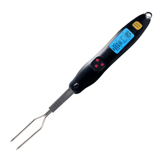 Outdoor Kitchen Party BBQ Thermometer Wireless With Backlight Electronic Digital Temperature Fork